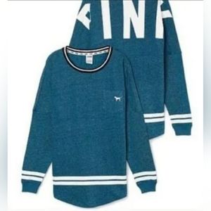 PINK Victoria's Secret PINK Back Spell-Out Popover Size Small